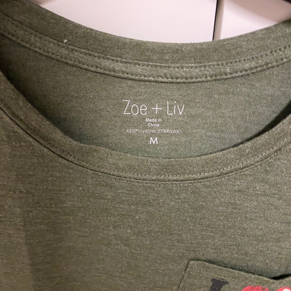 green soft short sleeve shirt - Picture 1 of 5
